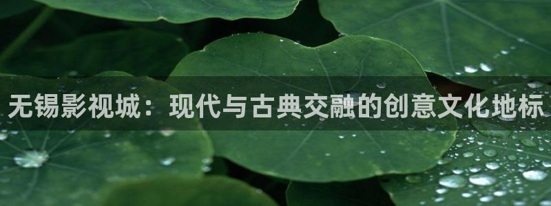 在线观看蜜桃视频网站：无锡影视城：现代与古典交融的创意文化地标